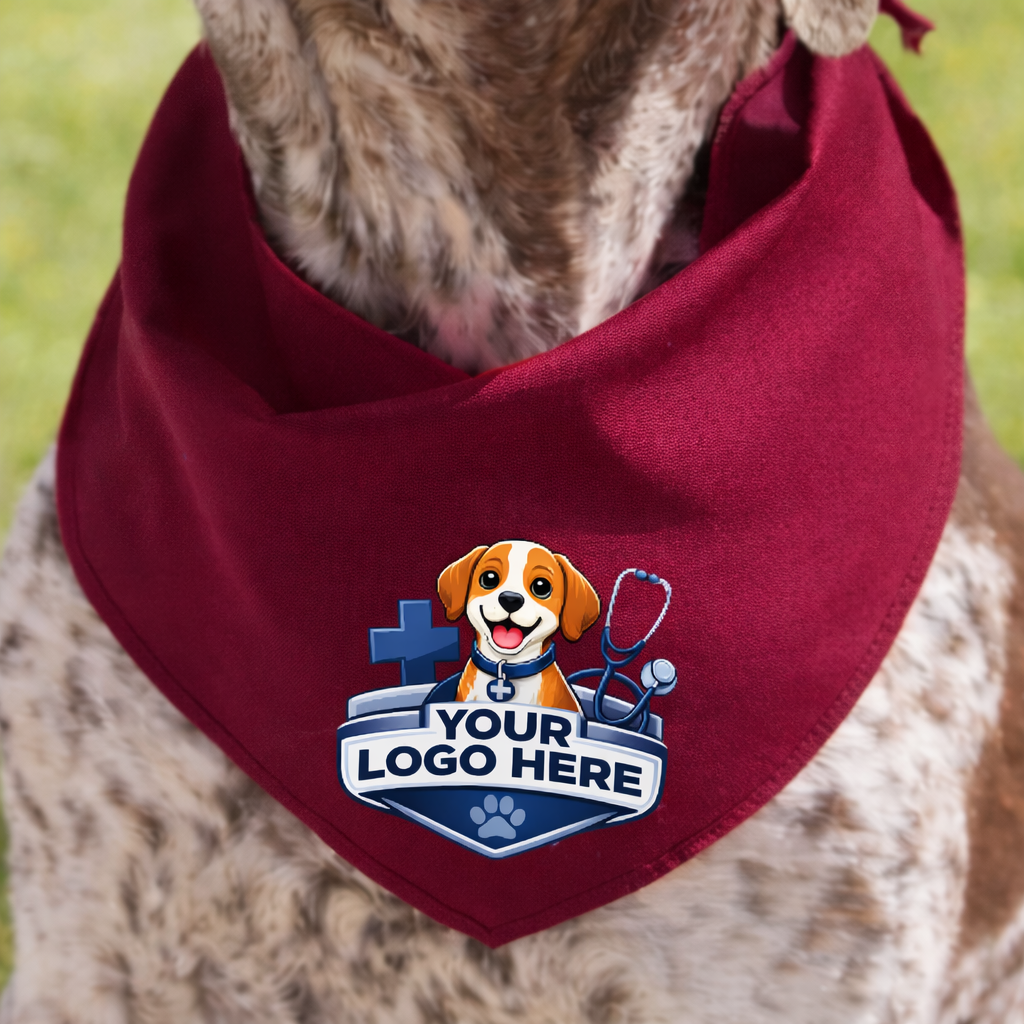 25 Pack Logo Printed Bandanas