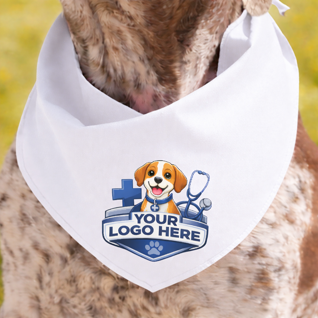 25 Pack Logo Printed Bandanas