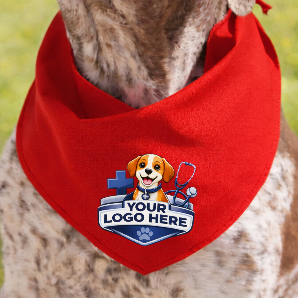 25 Pack Logo Printed Bandanas