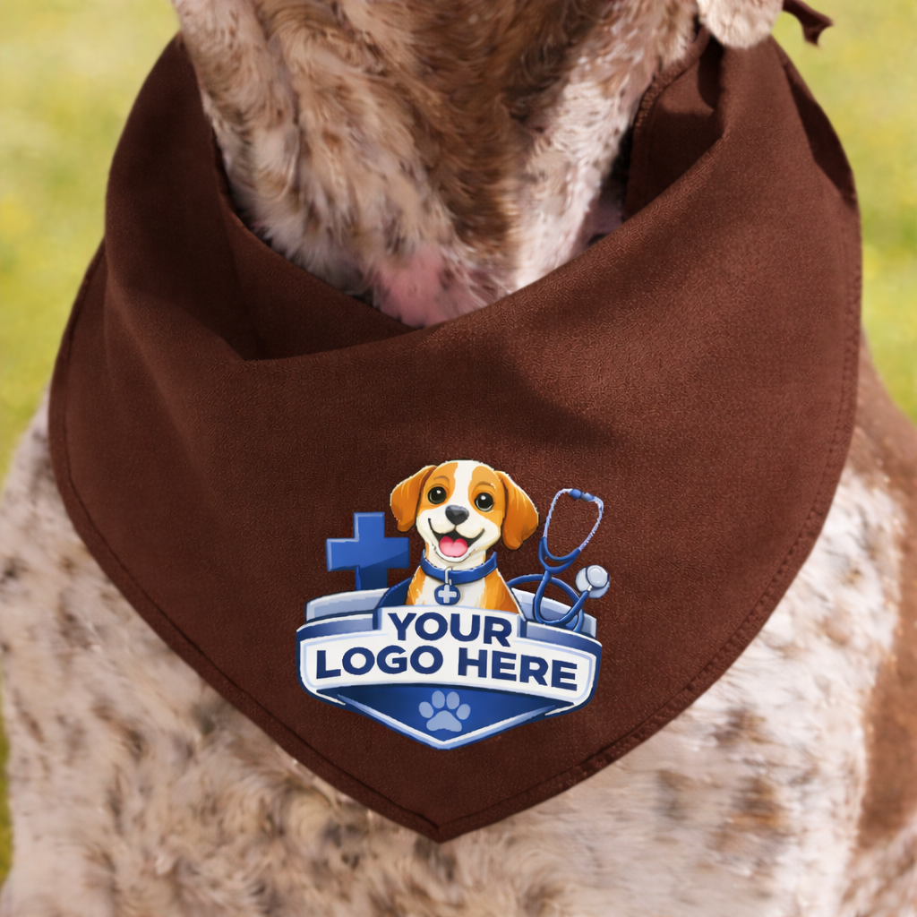 25 Pack Logo Printed Bandanas