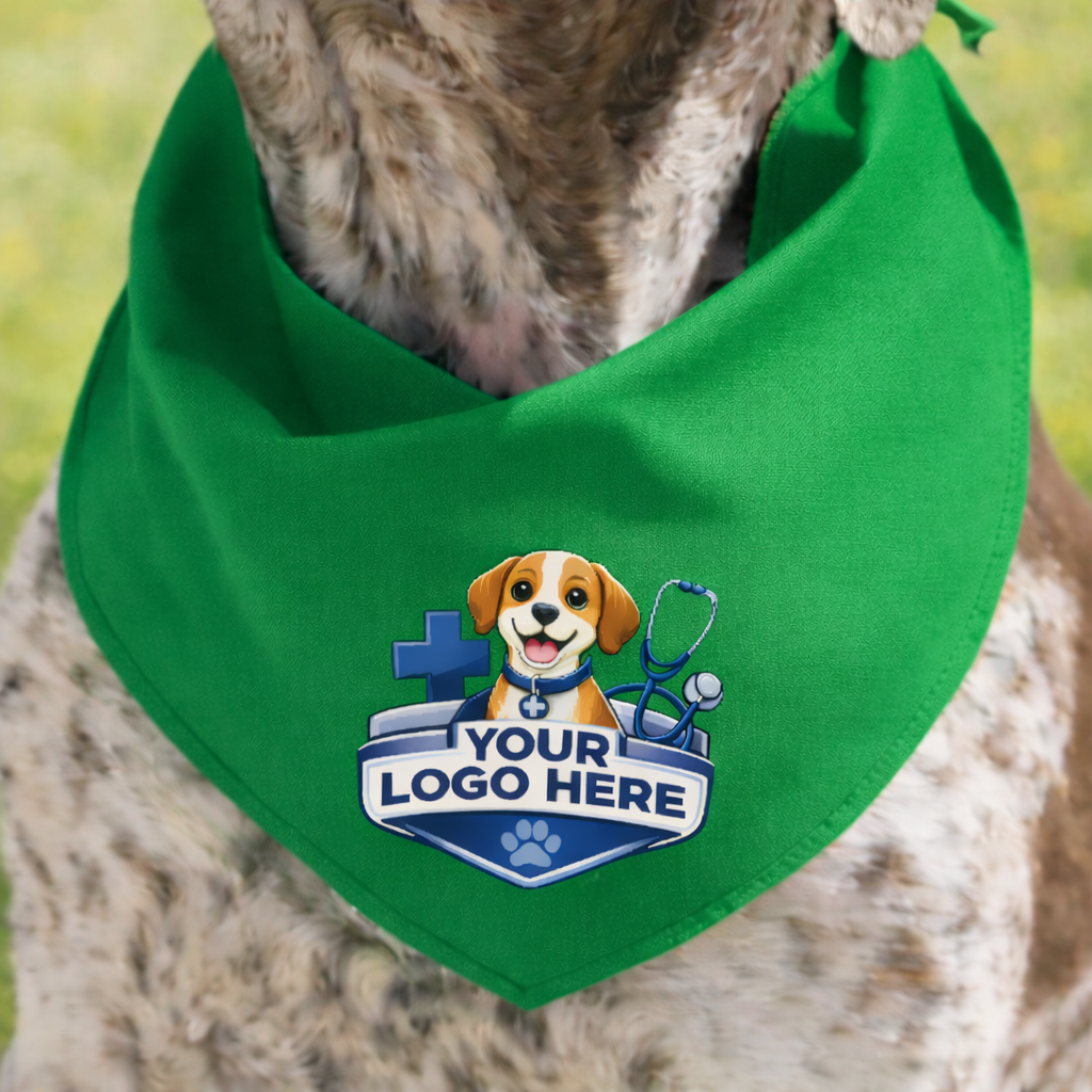 25 Pack Logo Printed Bandanas