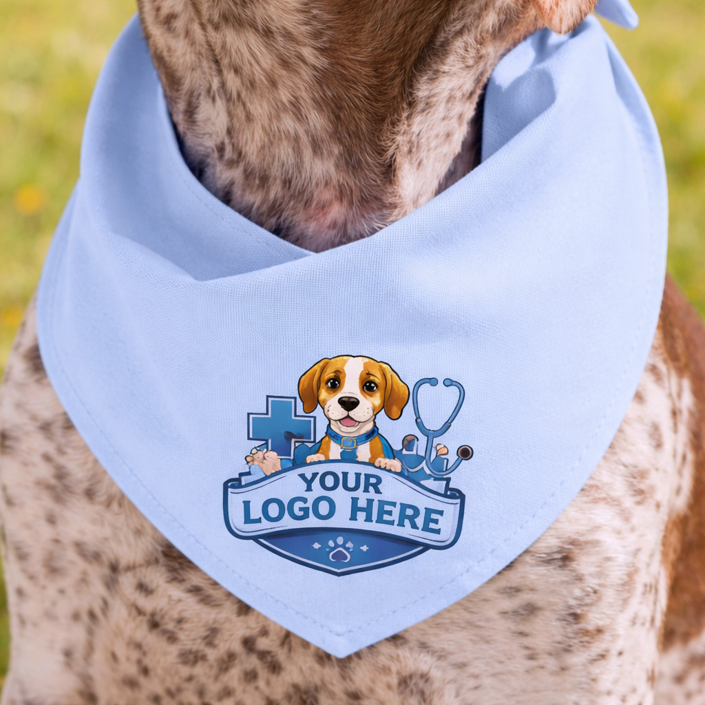 25 Pack Logo Printed Bandanas