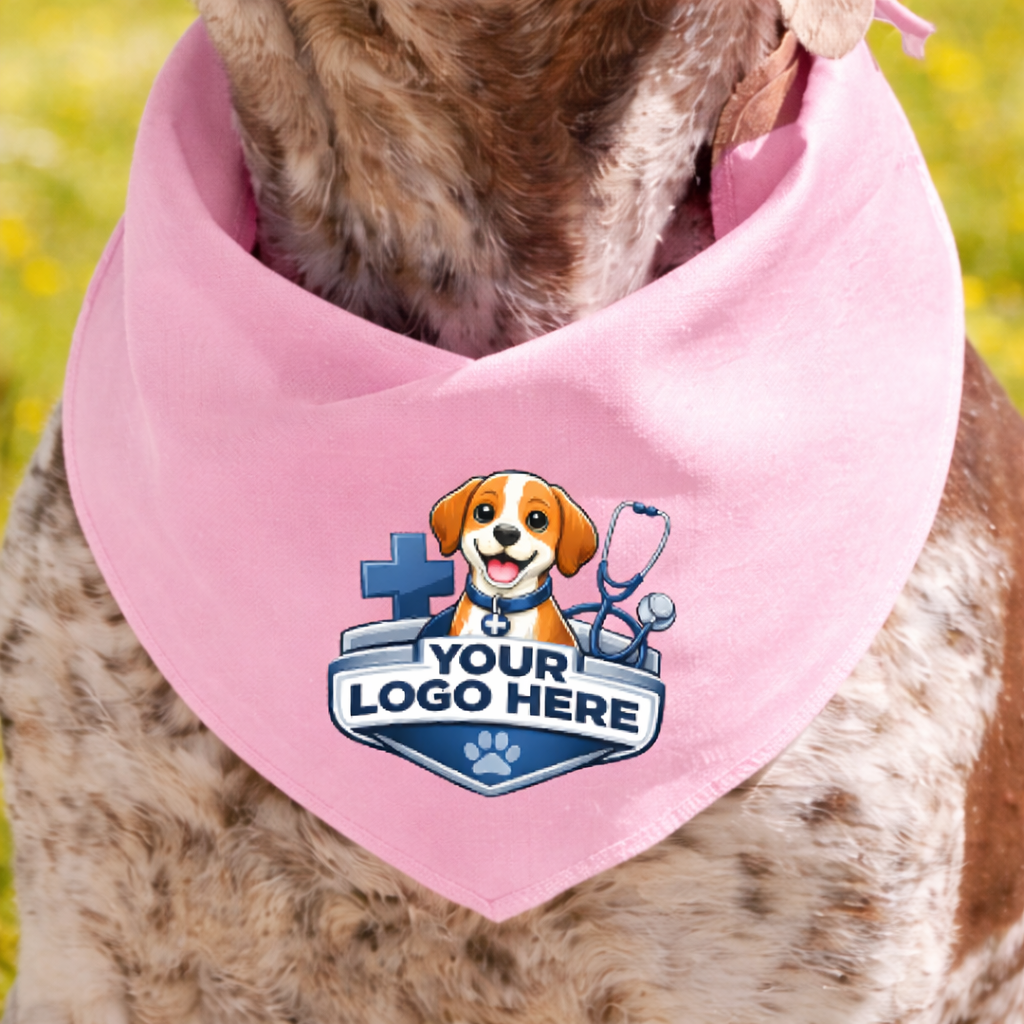 25 Pack Logo Printed Bandanas