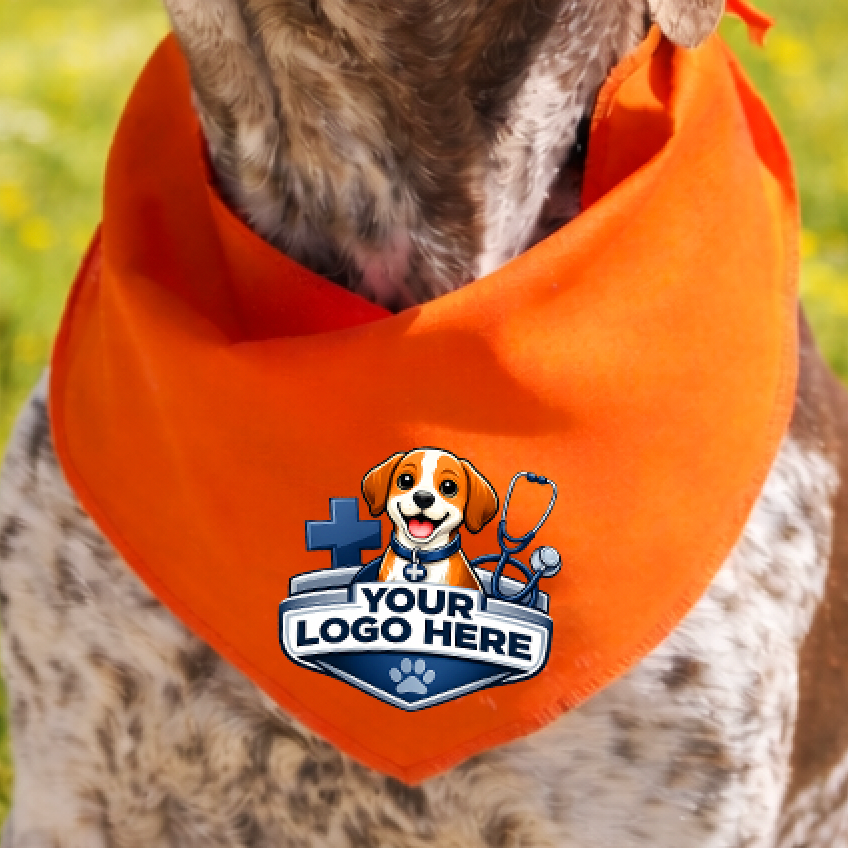 25 Pack Logo Printed Bandanas